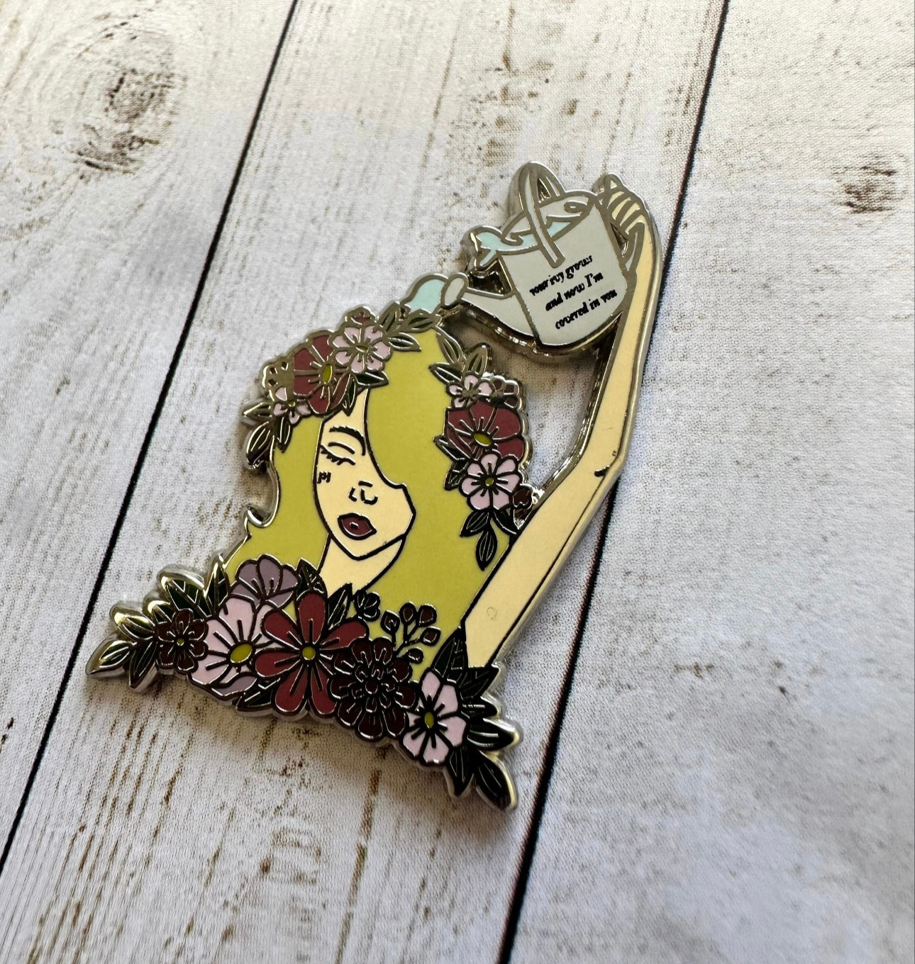Watering can pin