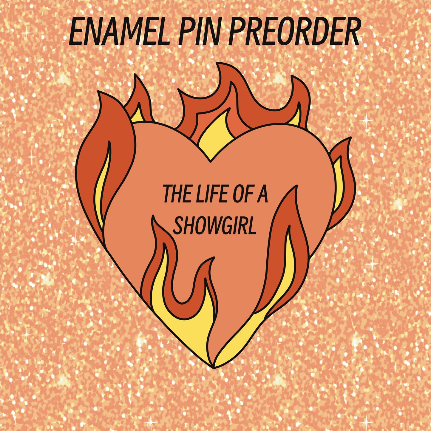 PIN PREORDER - FLAMING HEART