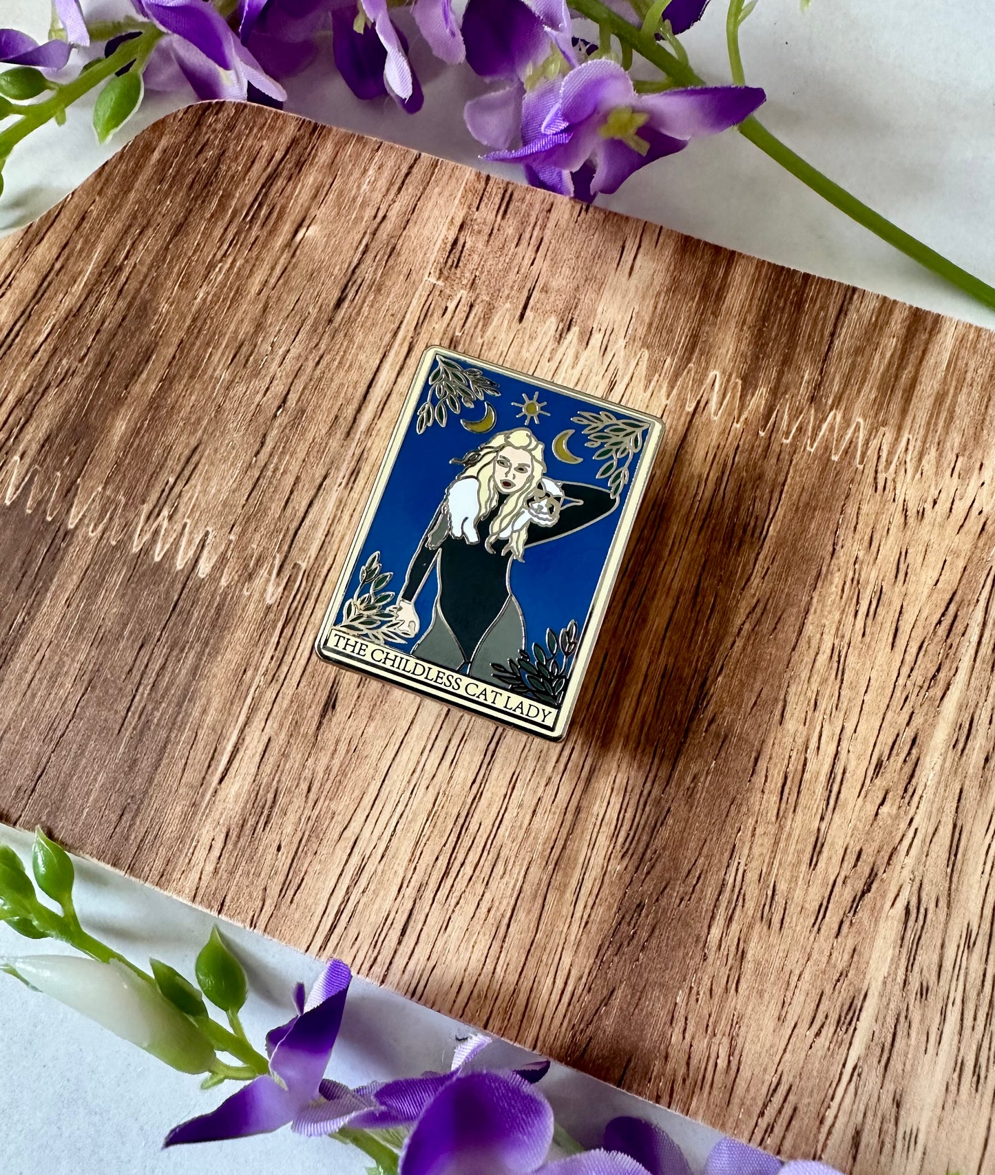 Childless Cat Lady Pin