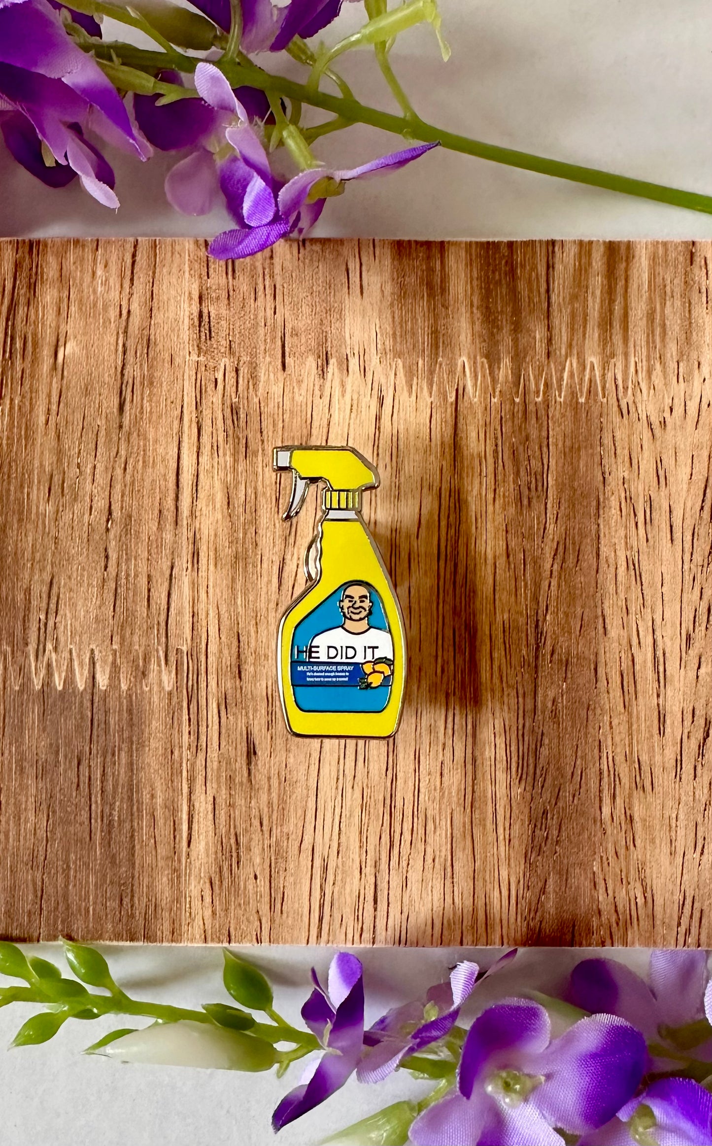 Mr. Clean Enamel Pin