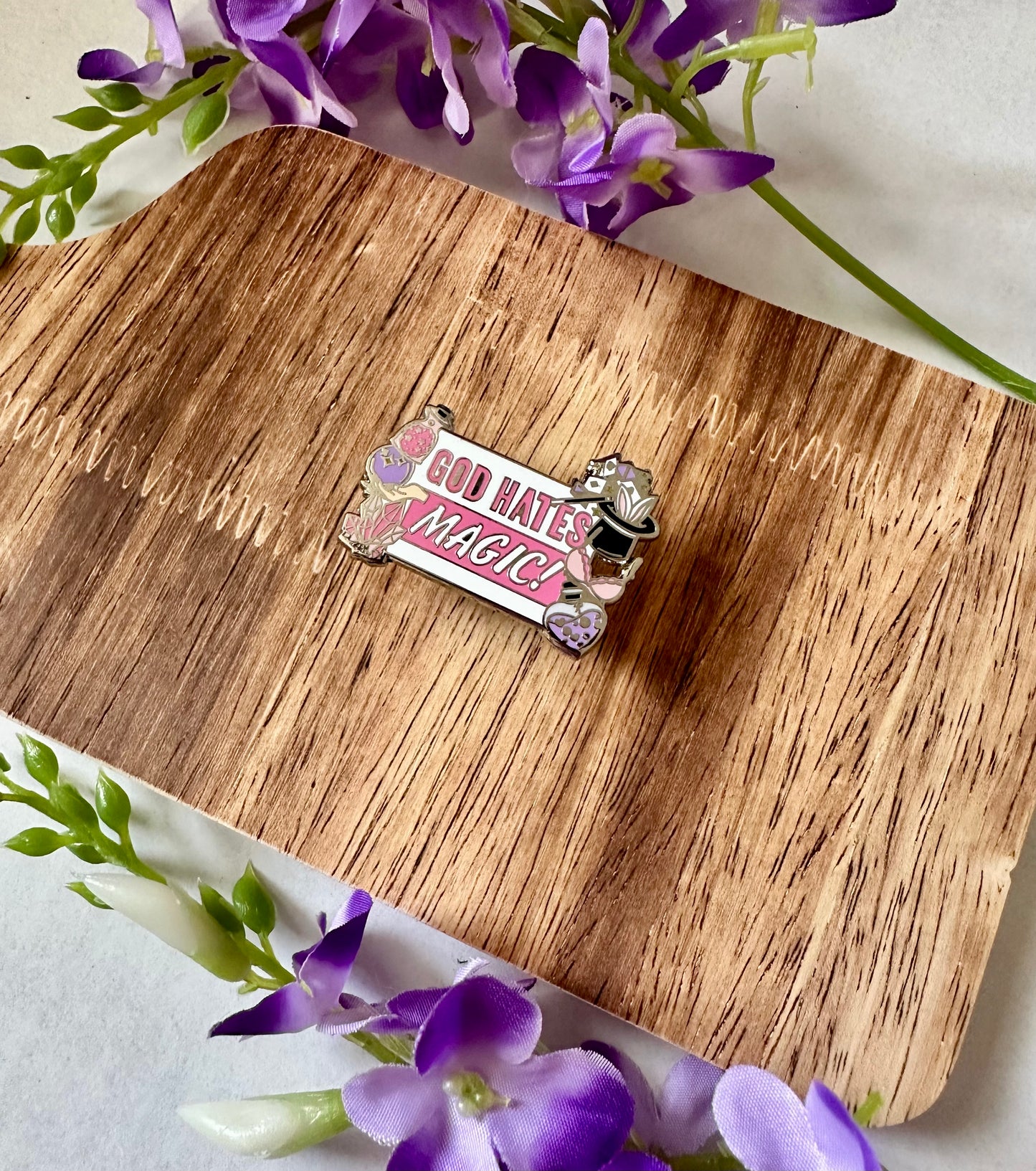 God Hates Magic! Pin