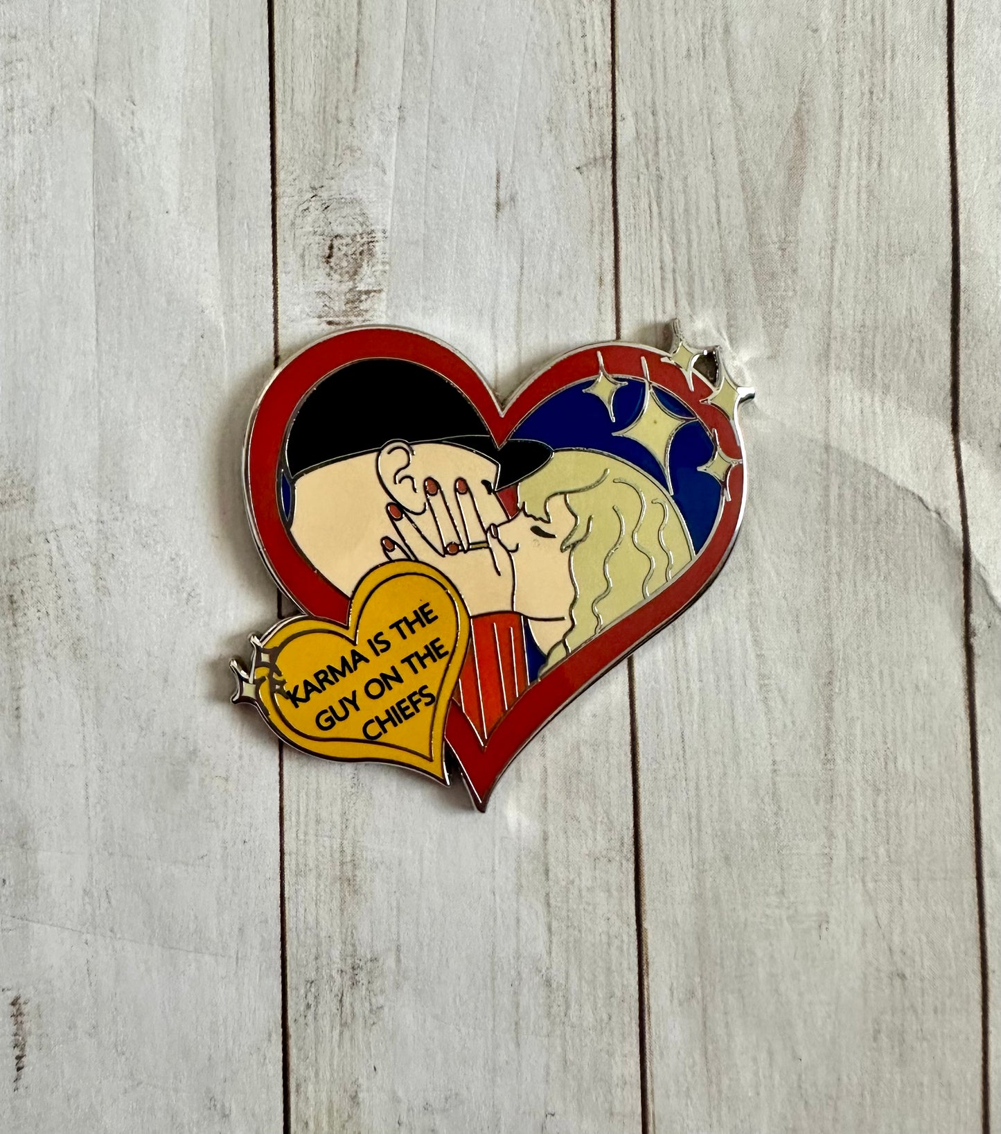 karma is the guy pin