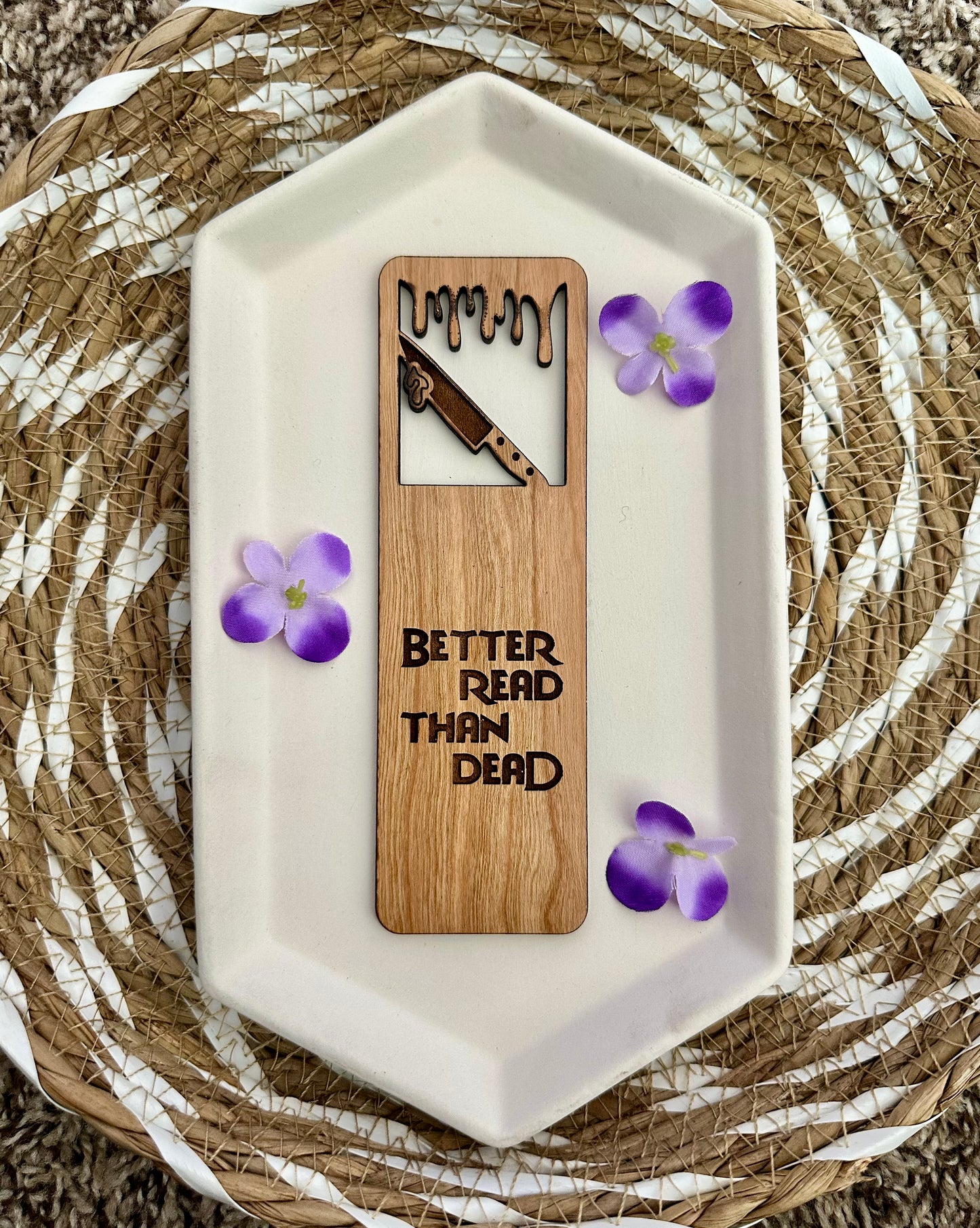 Thriller, Mystery, True Crime Bookmark