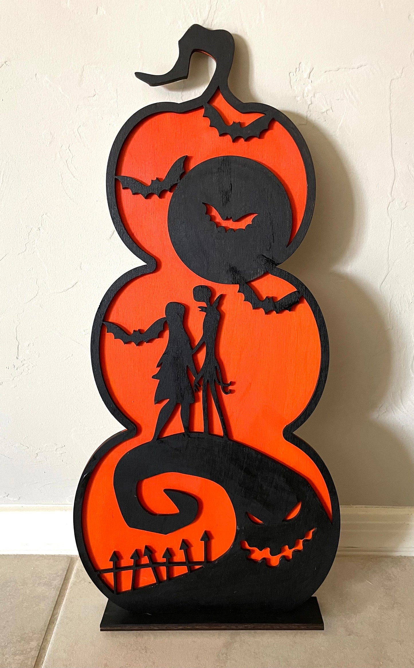 Nightmare Before Christmas Sign - Halloween Sign _spooky Sign - Halloween Decor
