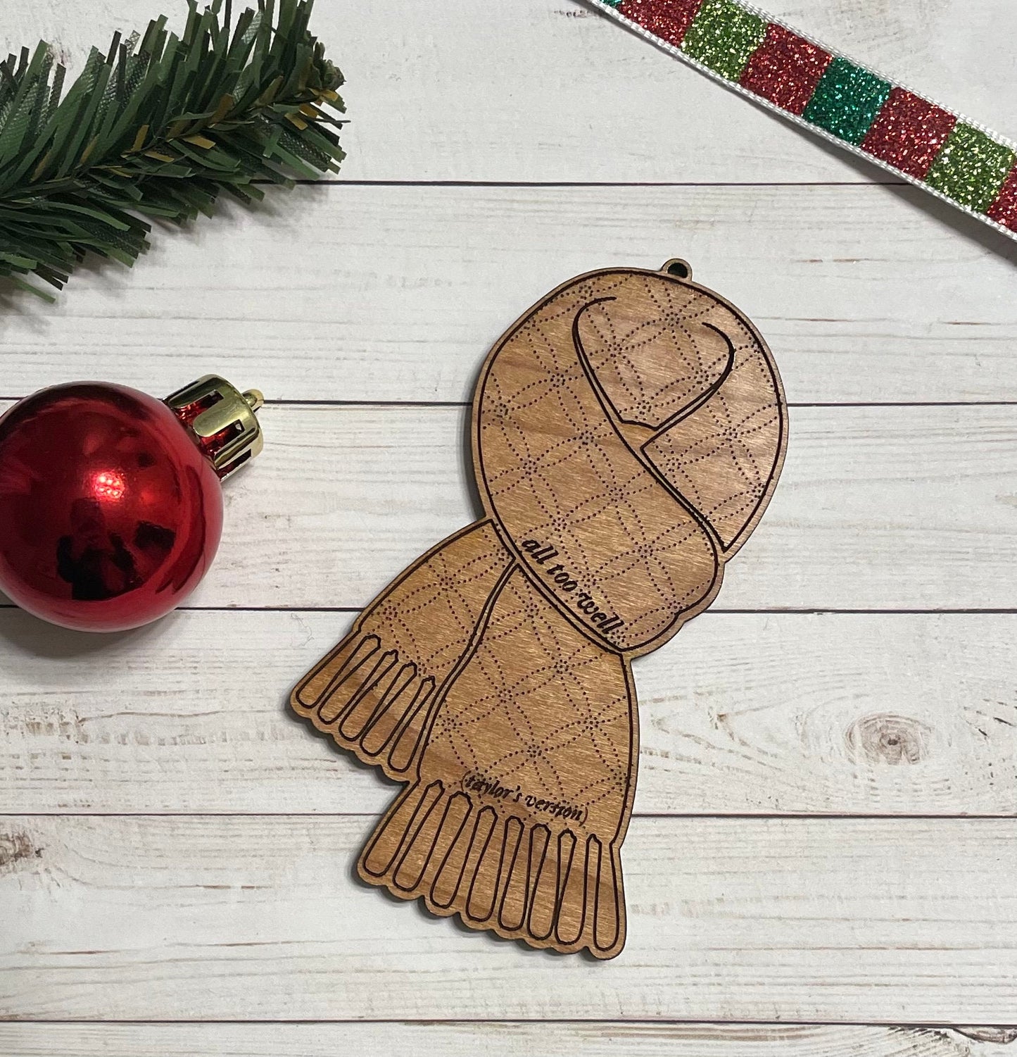 All Too Well Ornament - Scarf Ornament