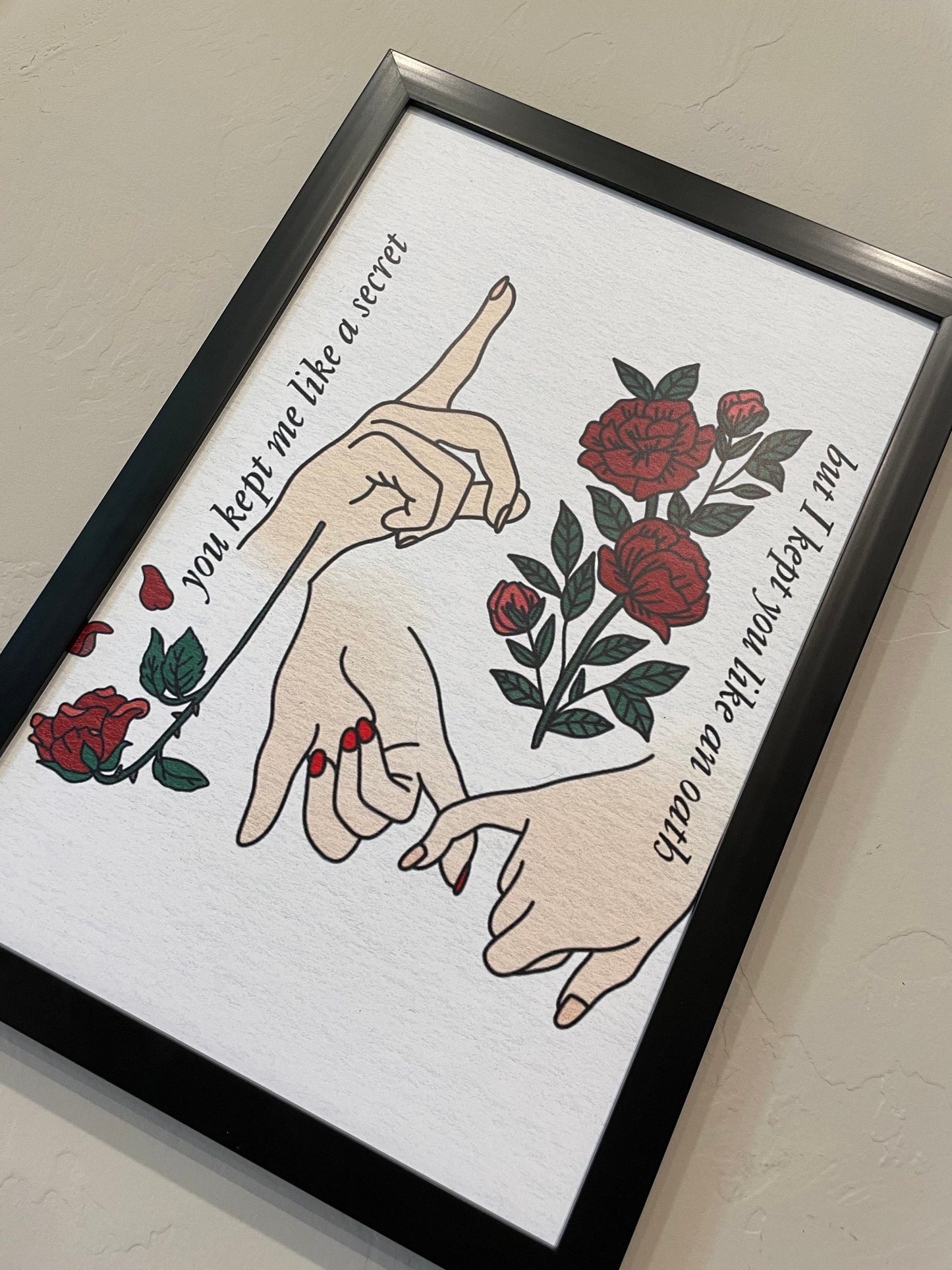 All Too Well Art Print - Red Art Print - Taylor Swift Art Print