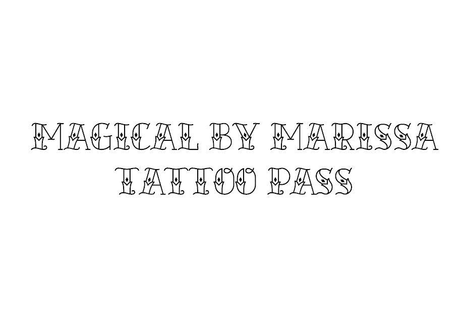 Tattoo Pass - Permission to get my designs tattooed