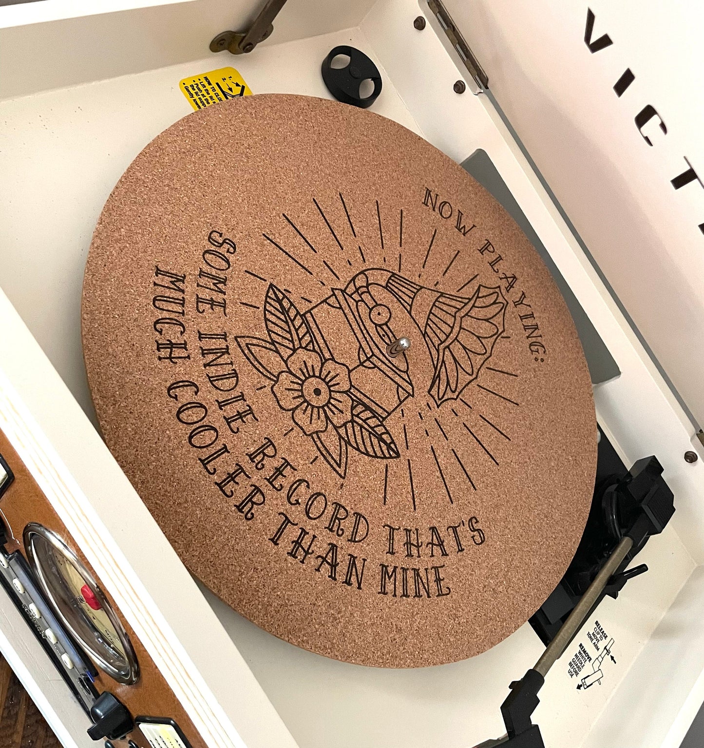 Taylor Swift Slip Mat - Vinyl Record Slip Mat - Cork Slip Mat - Red Slip Mat - Taylor's Versoin Slip Mat - Vinyl Records