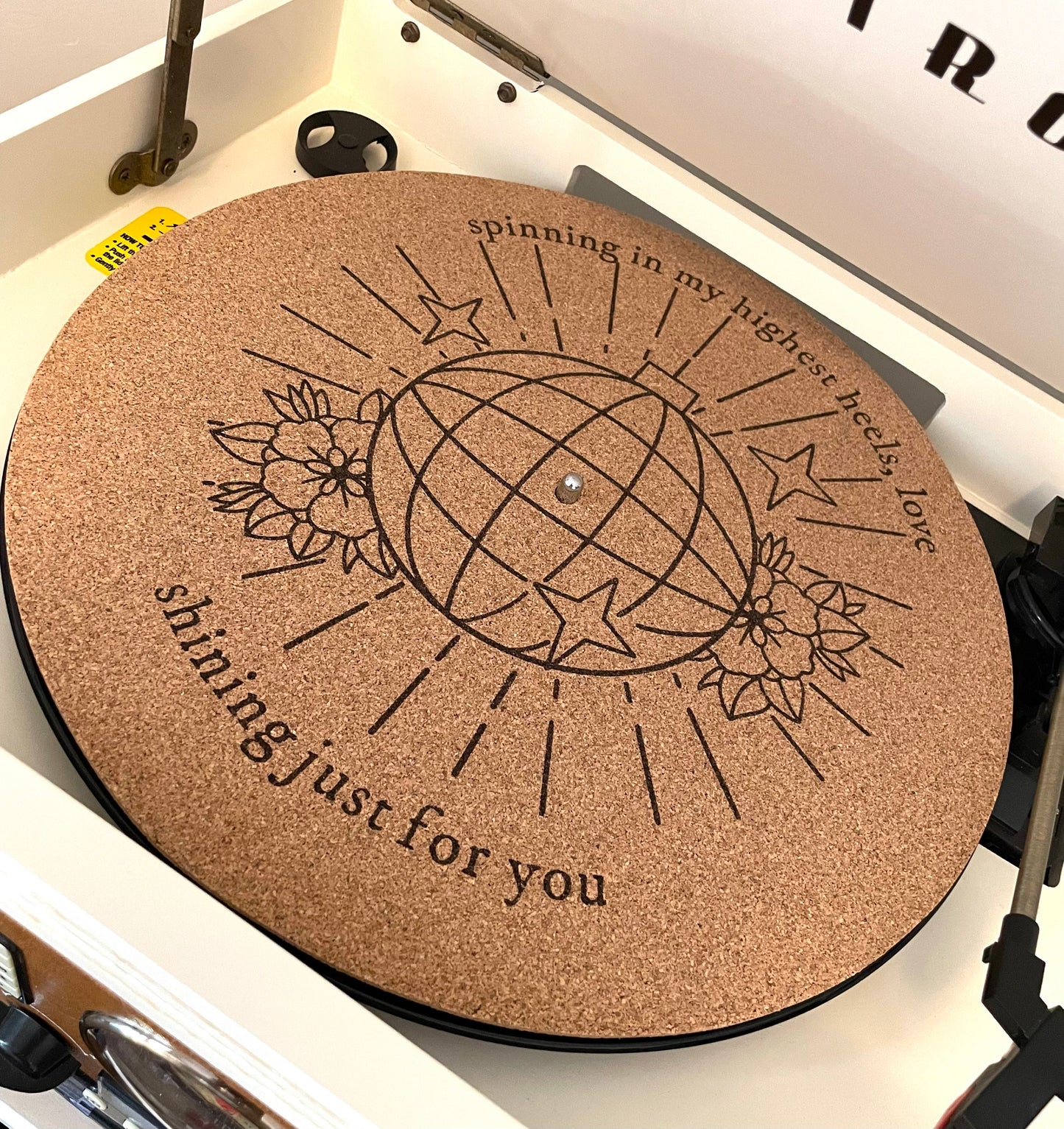 Vinyl Record Slip Mat - Cork Slip Mat - Folklore Slip Mat
