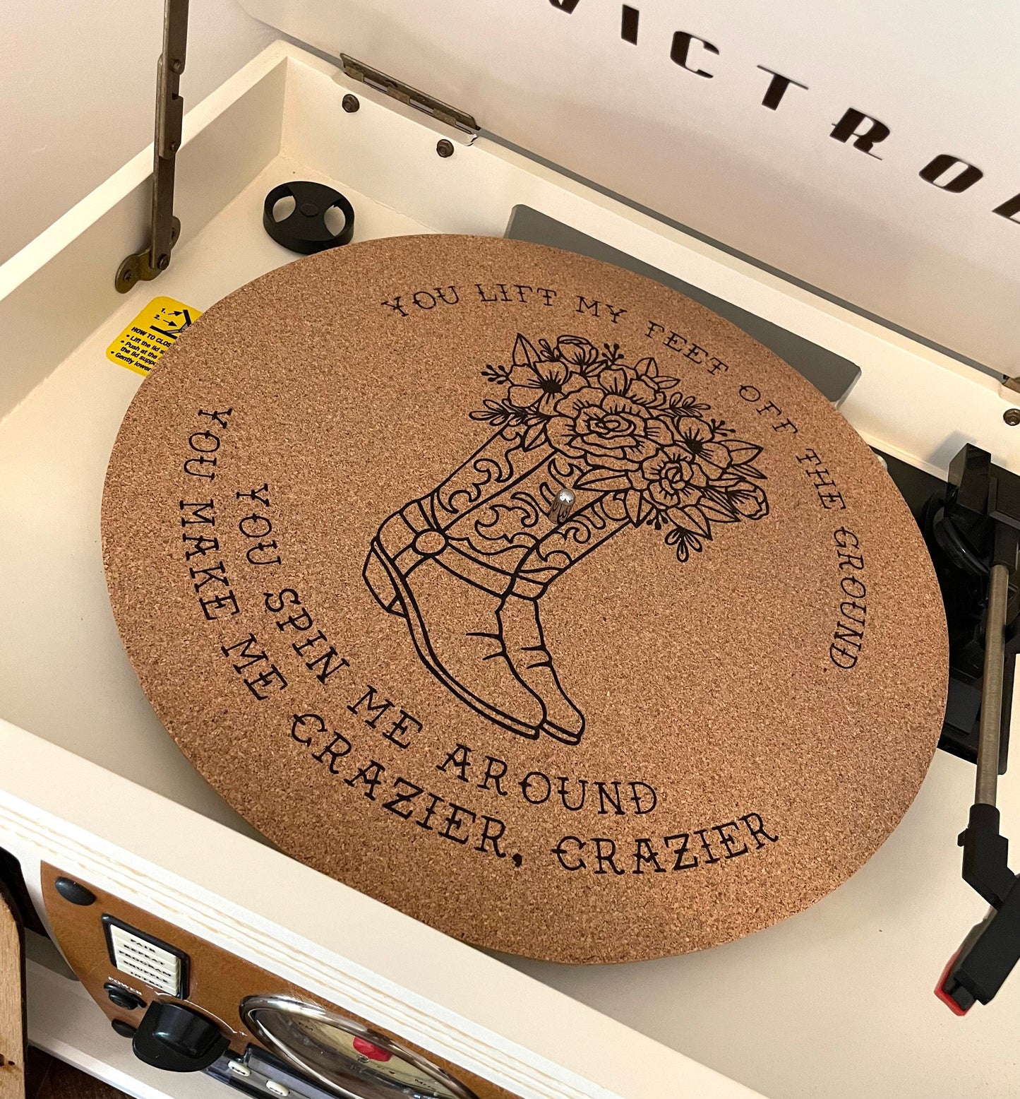 Taylor Swift Slip Mat - Vinyl Record Slip Mat - Cork Slip Mat - Fearless Slip Mat - Taylor's Versoin Slip Mat