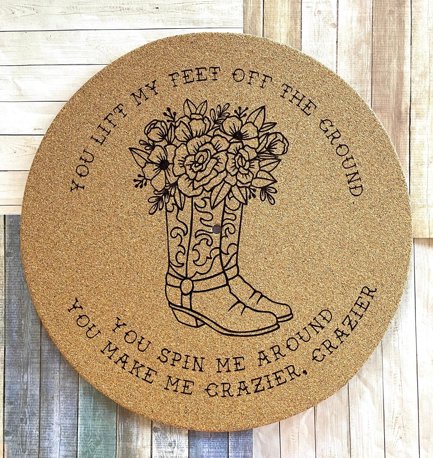 Taylor Swift Slip Mat - Vinyl Record Slip Mat - Cork Slip Mat - Fearless Slip Mat - Taylor's Versoin Slip Mat