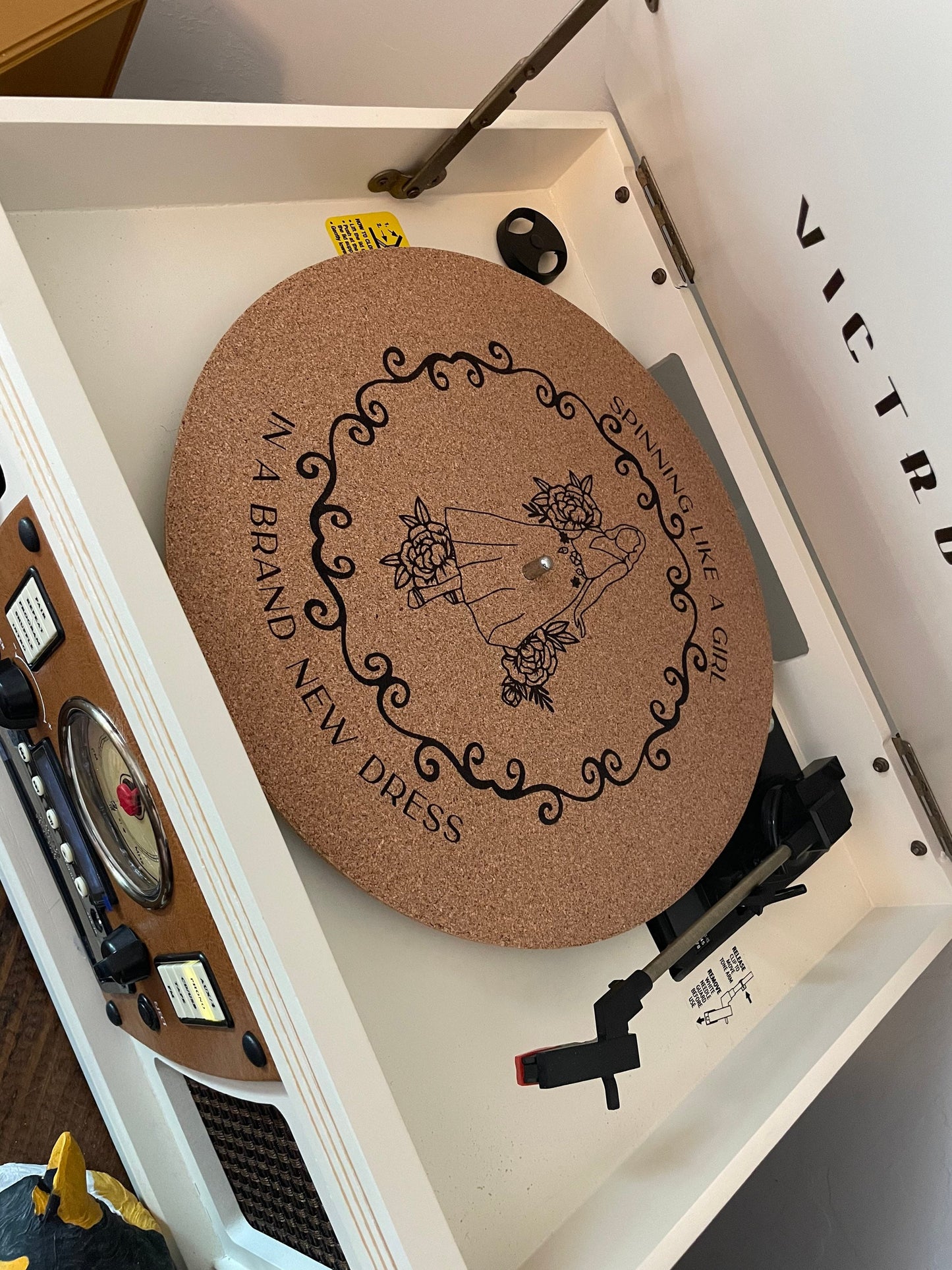 Taylor Swift Slip Mat - Vinyl Record Slip Mat - Cork Slip Mat - Red Slip Mat - Taylor's Versoin Slip Mat - Vinyl Records