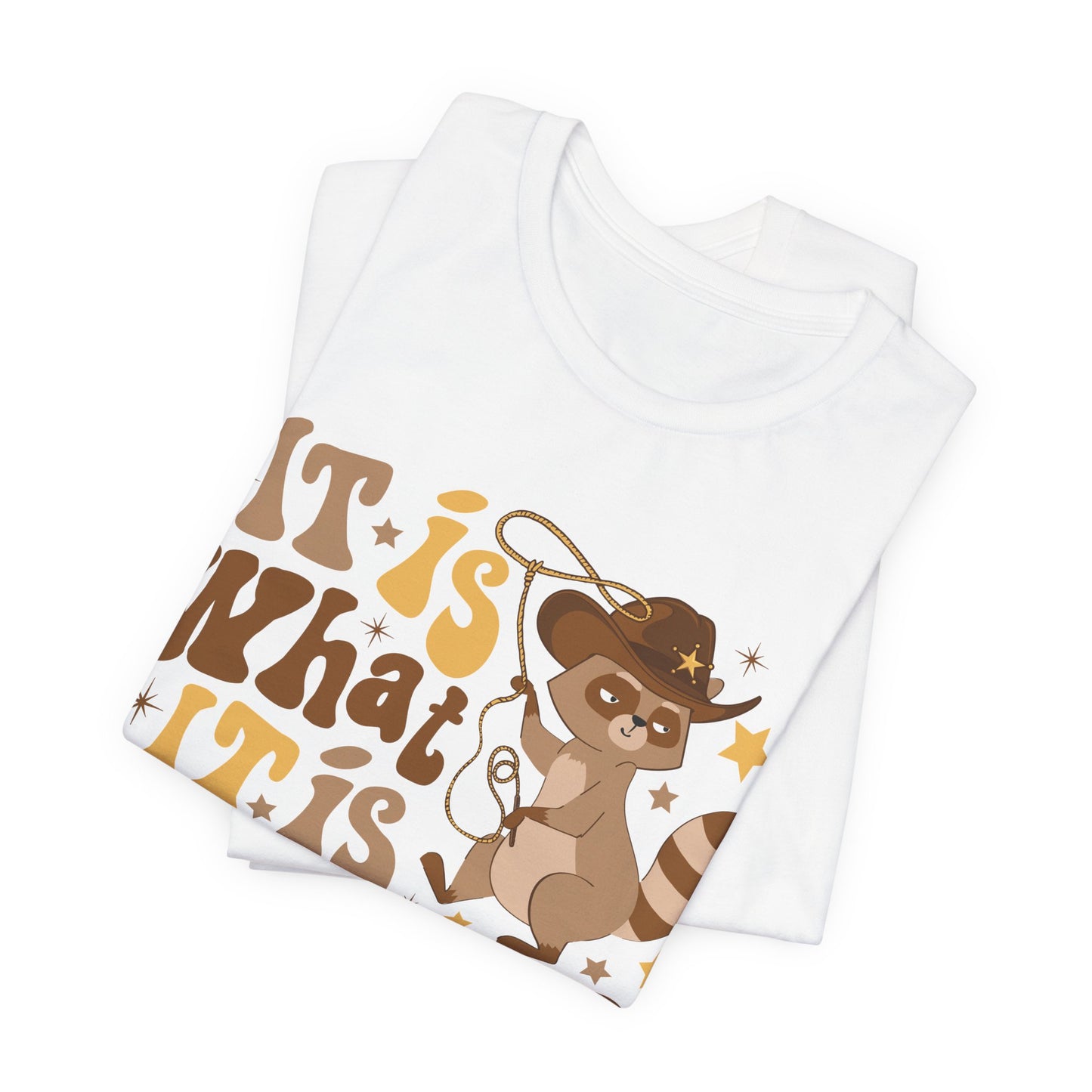 Funny Raccoon Tee — "It Is What It Is And It Is Not Great" Graphic T‑Shirt