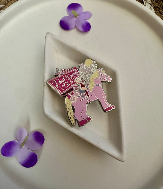 Pink Pony Club Pin - April 2025