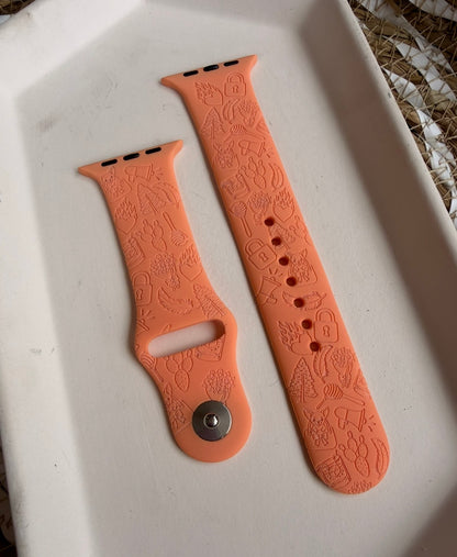 Orange Watch Band