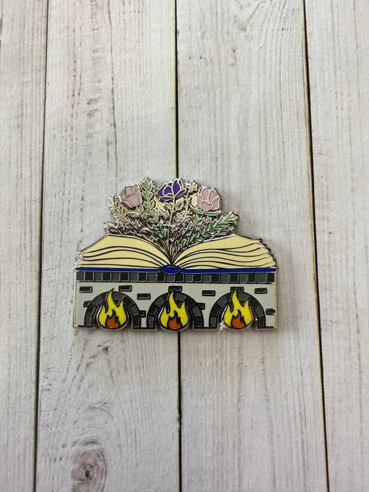 Pages Turned, Bridges Burned Pin