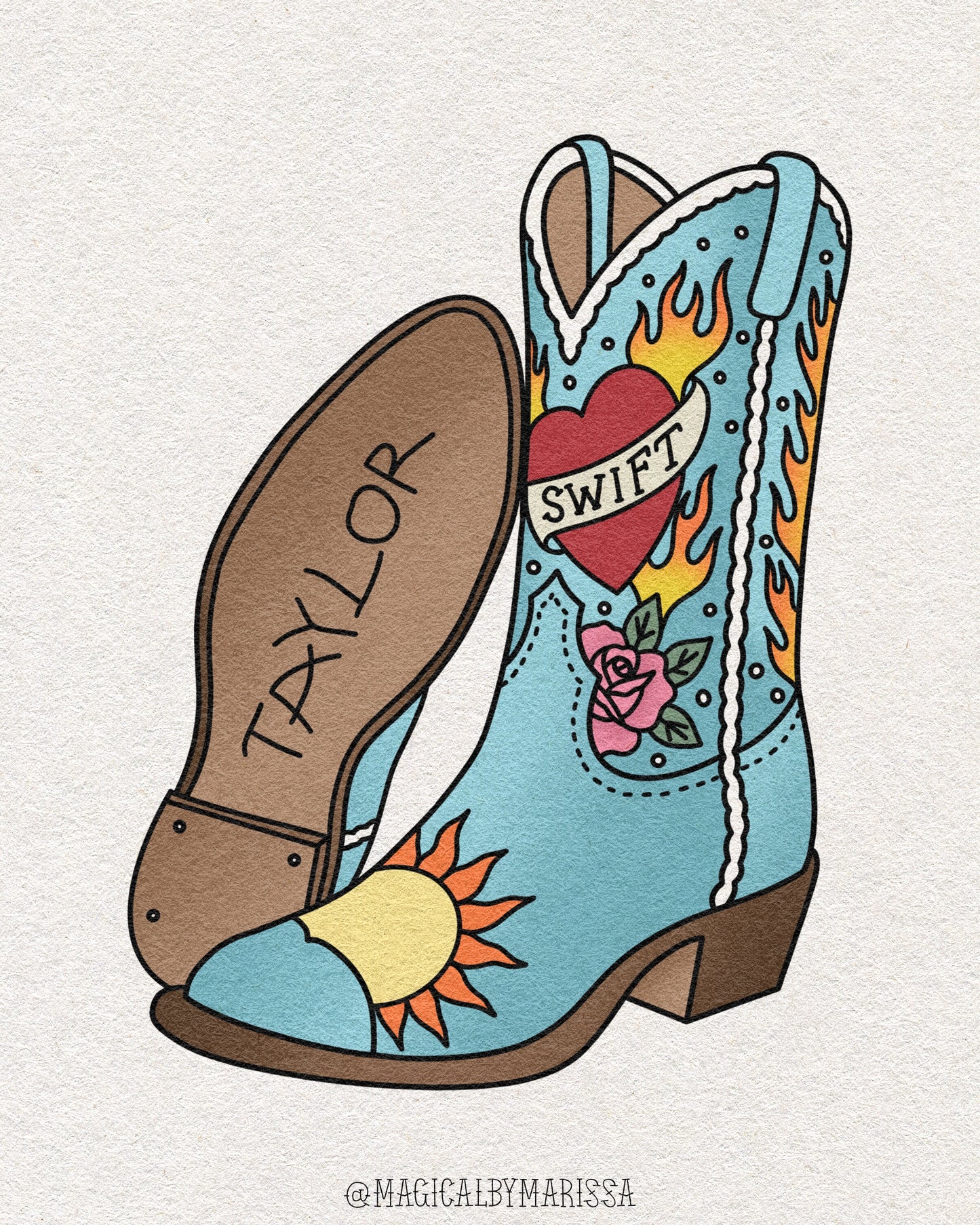 PIN PREORDER - Cowboy Boots