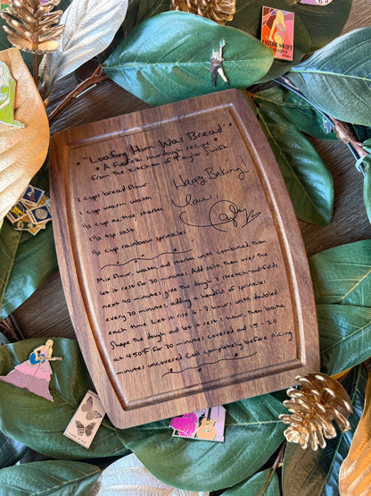 Funfetti Sourdough Engraved Cutting Board