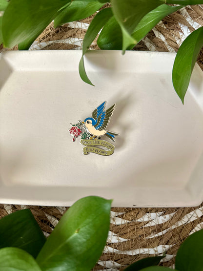 THE FLIGHT HAD FLOWN PIN