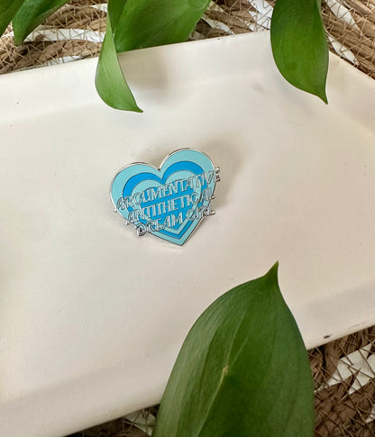 ARGUMENTATIVE ANTITHETICAL DREAM GIRL PIN