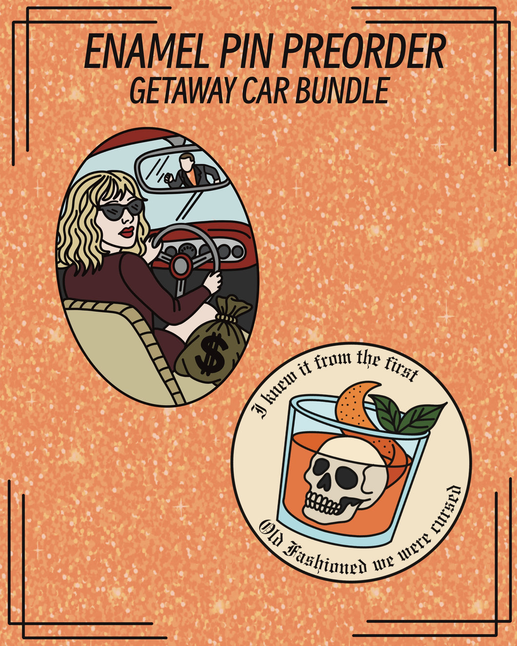 PIN PREORDER - GETAWAY CAR BUNDLE