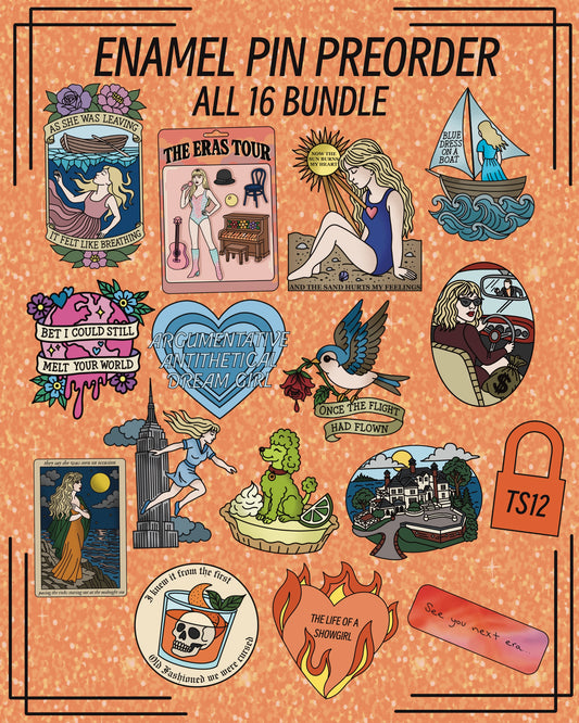PIN PREORDER - ALL 16 BUNDLE