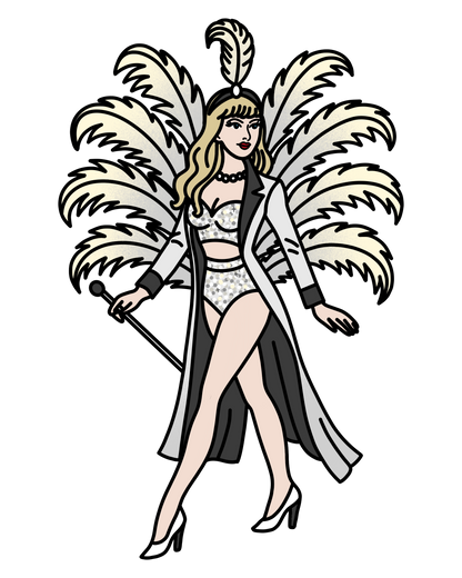 Eras Showgirl Individual STICKERS - All Variations Available