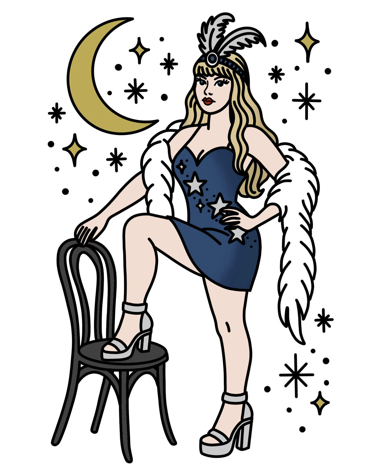 Eras Showgirl Individual STICKERS - All Variations Available