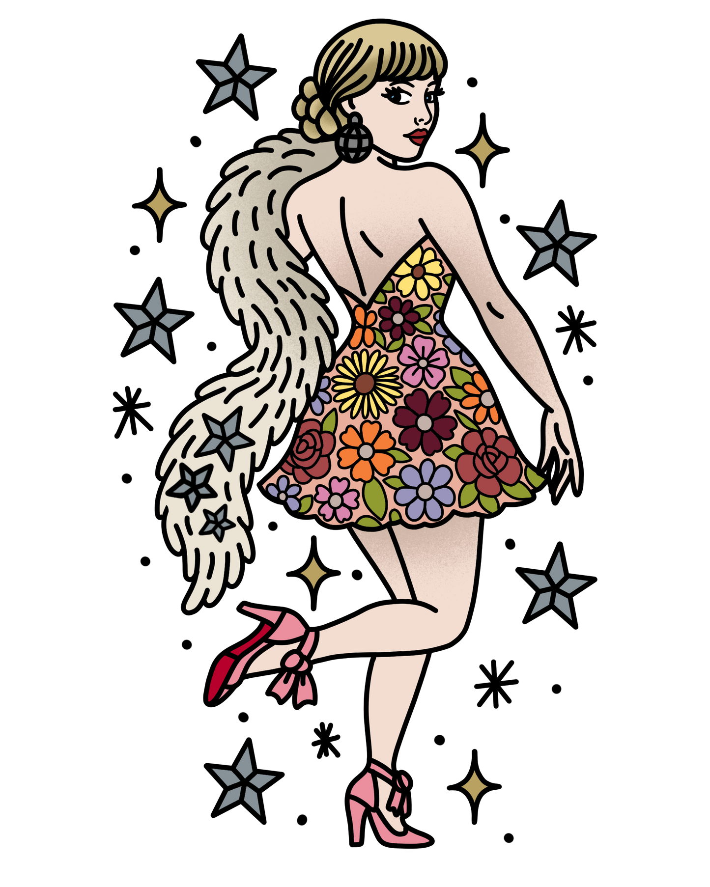 Eras Showgirl Individual STICKERS - All Variations Available