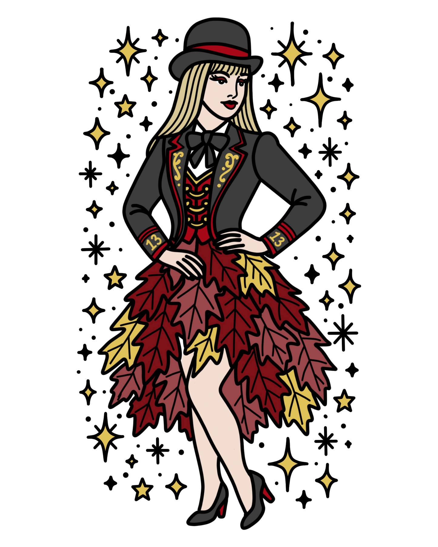 Eras Showgirl Individual STICKERS - All Variations Available