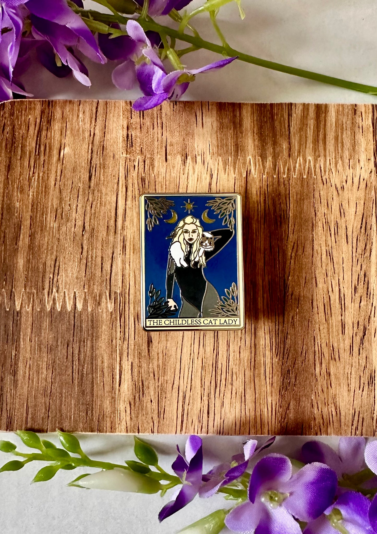 Childless Cat Lady Pin