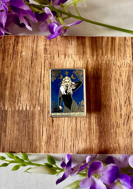 Childless Cat Lady Pin