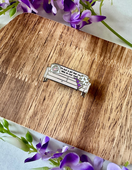 On Your Couch Enamel Pin