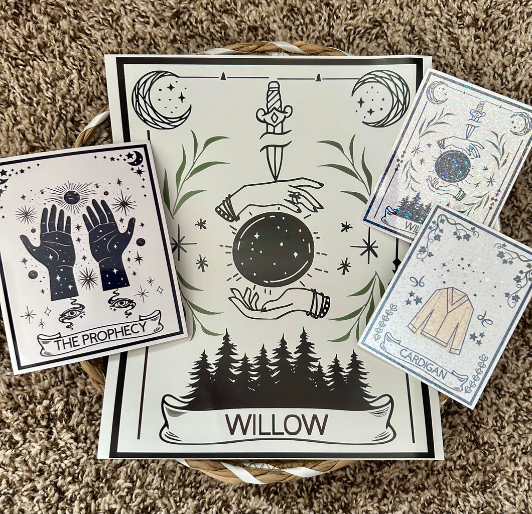 Art Print + Sticker Tarot Bundle