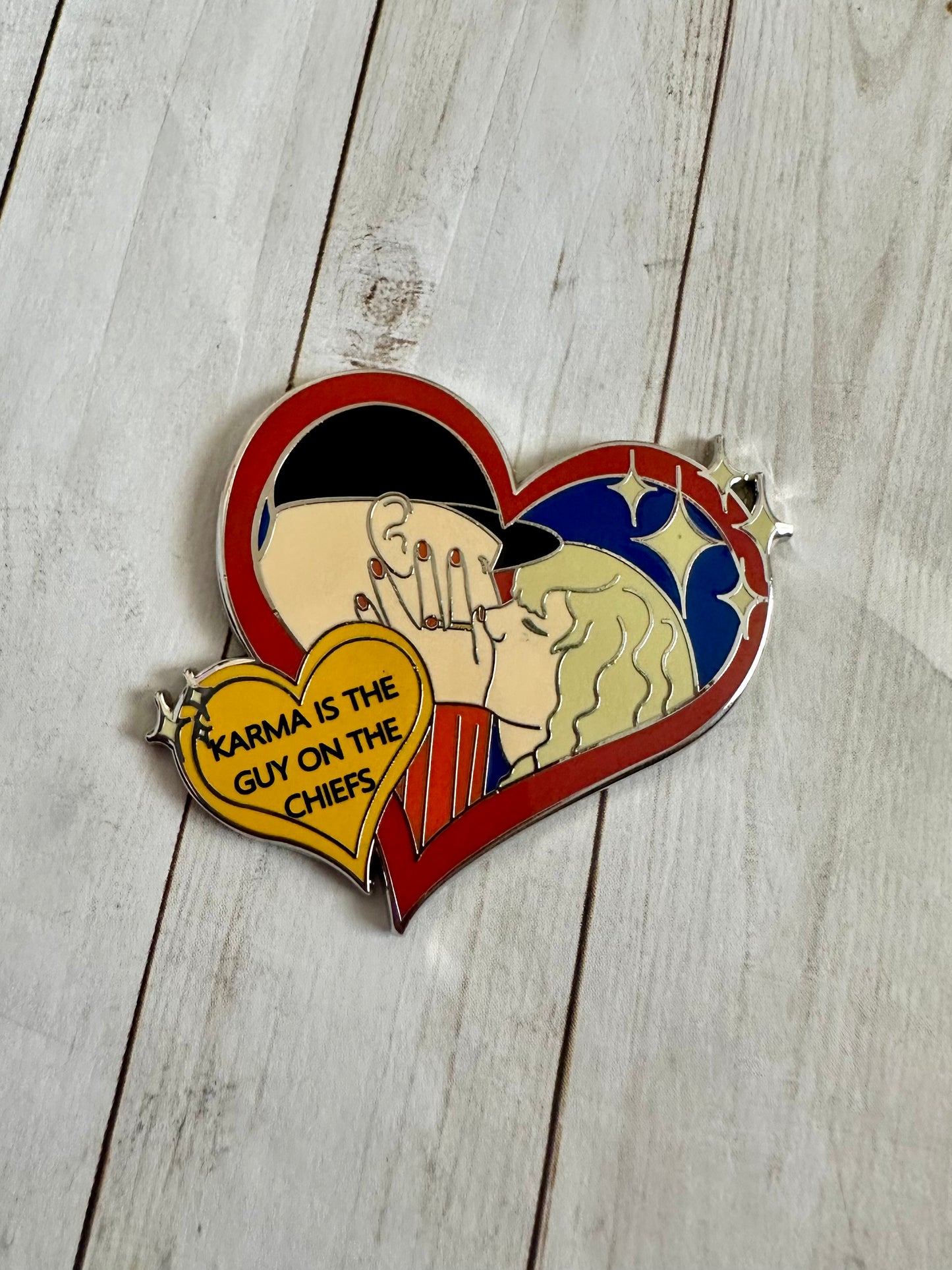 karma is the guy pin