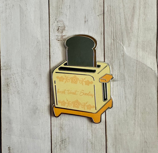 burnt toast pin