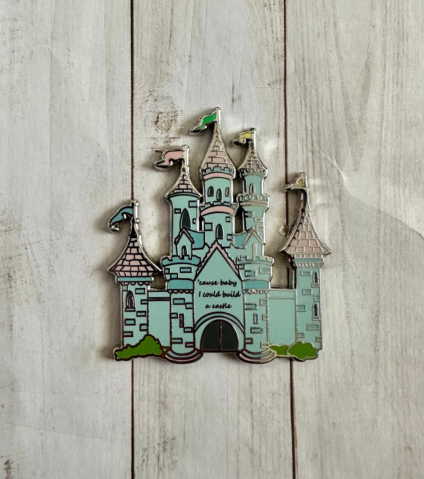 build a castle pin