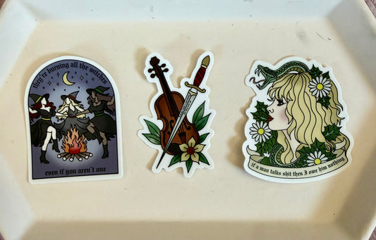 I Did Something Bad Stickers - April 2026