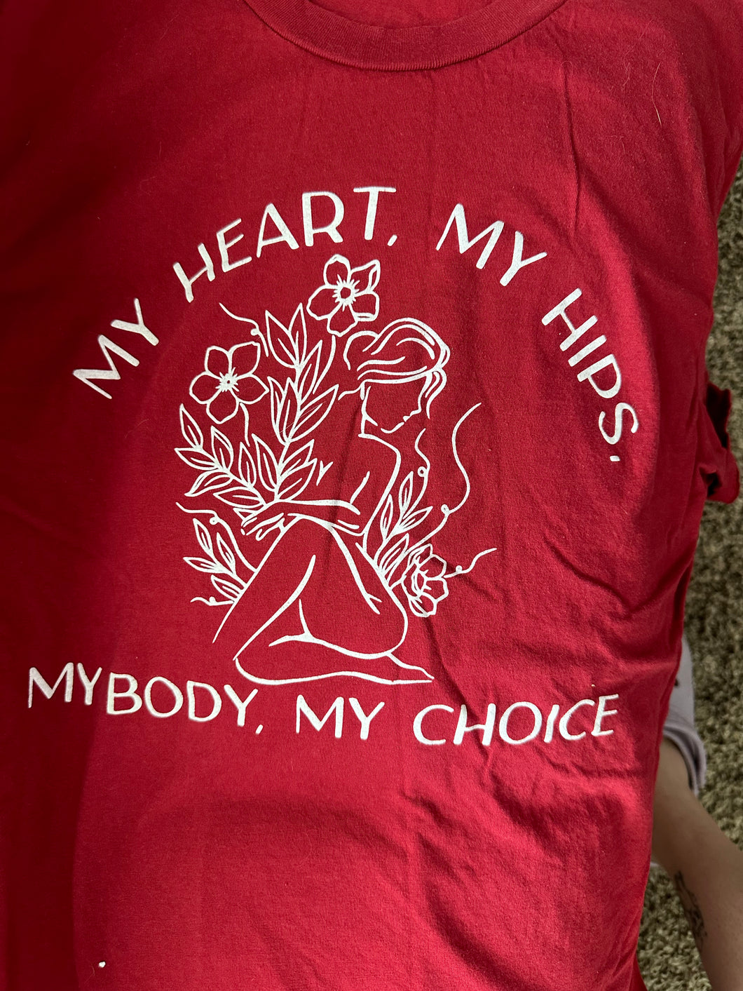 My Body My Choice - size large