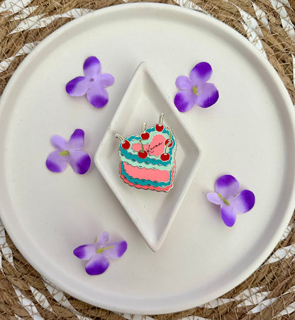 Karma Cake Pin
