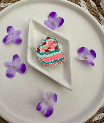 Karma Cake Pin