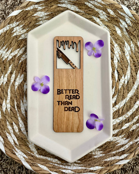 Thriller, Mystery, True Crime Bookmark