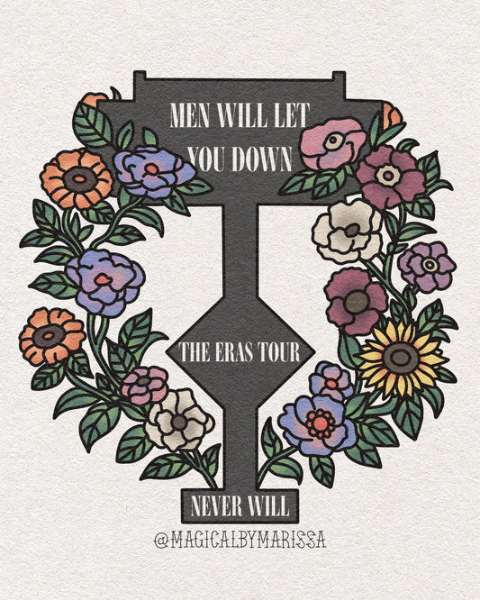 STICKER PREORDER - Men Will Let You Down