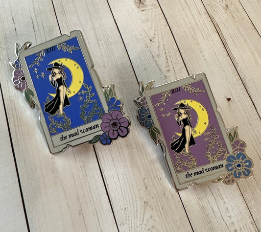 Mad Woman Tarot Pin