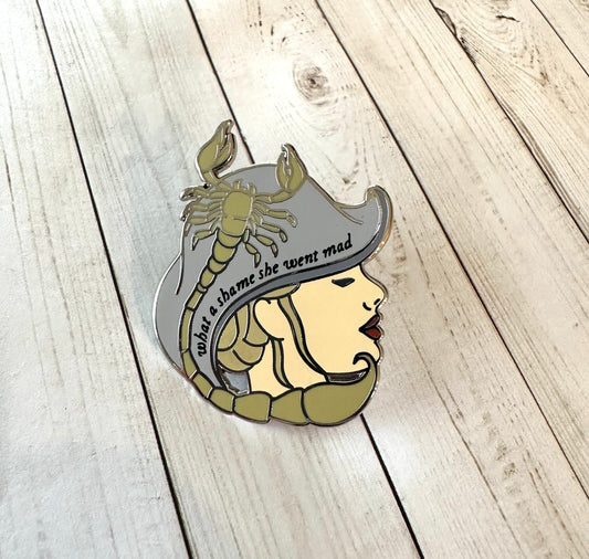 Mad Woman Scorpian Pin - September Pin
