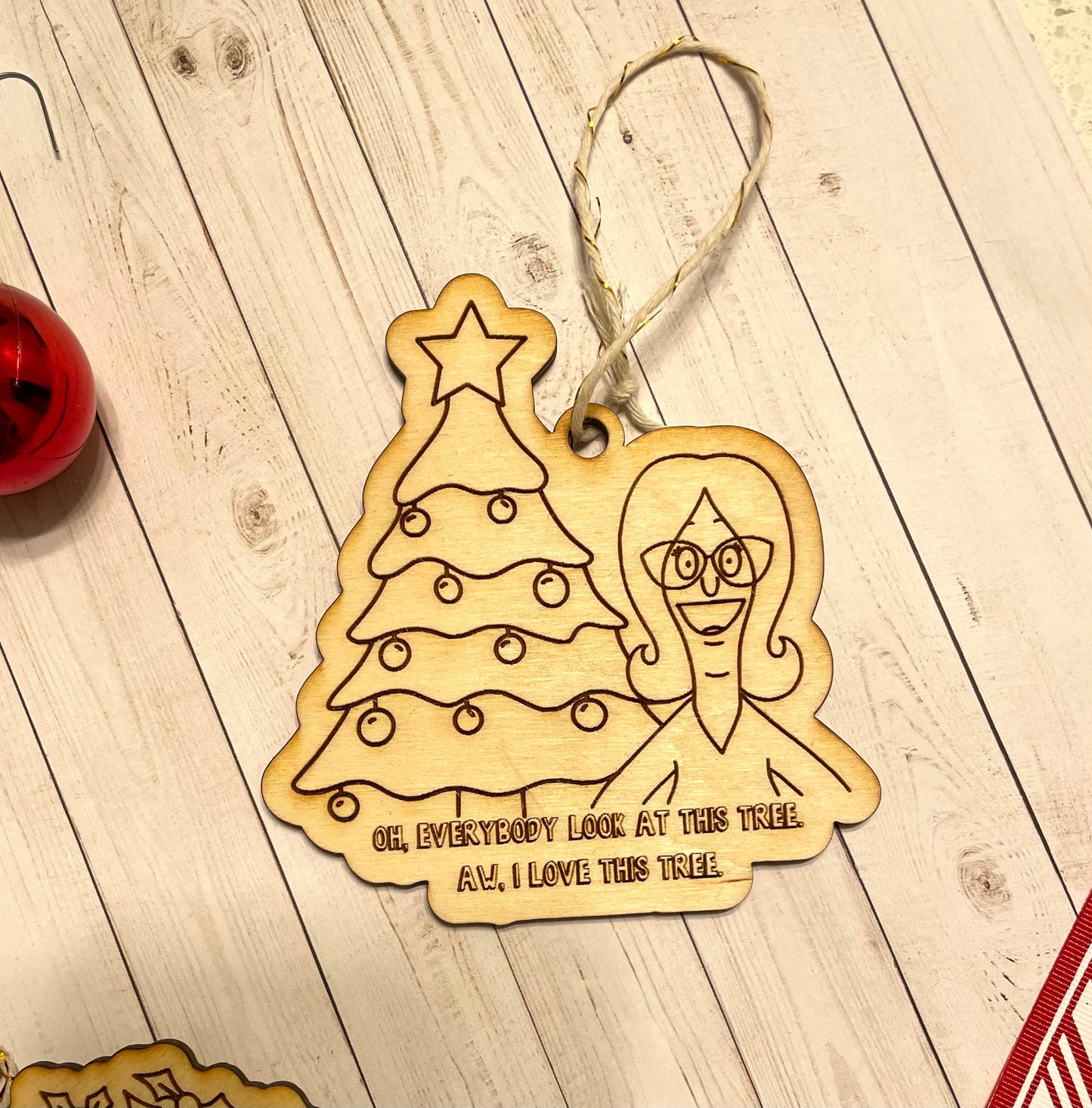 Bob's Burgers Christmas Ornament - Linda Belcher Christmas Ornament - Bob's Burgers Ornament