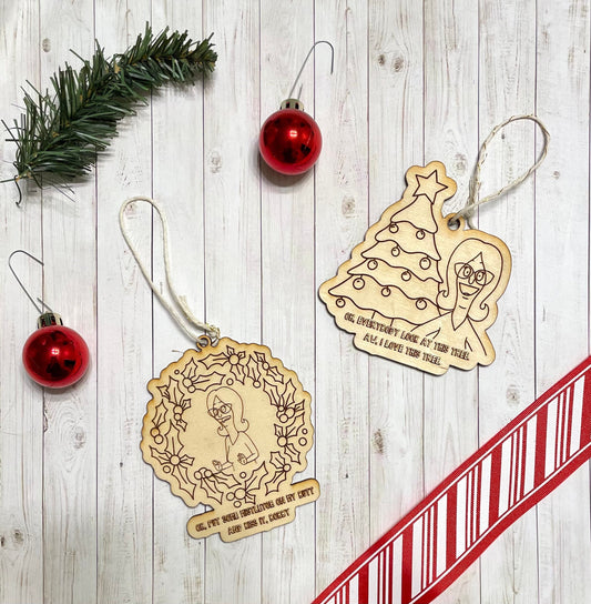 Bob's Burgers Christmas Ornament - Linda Belcher Christmas Ornament - Bob's Burgers Ornament