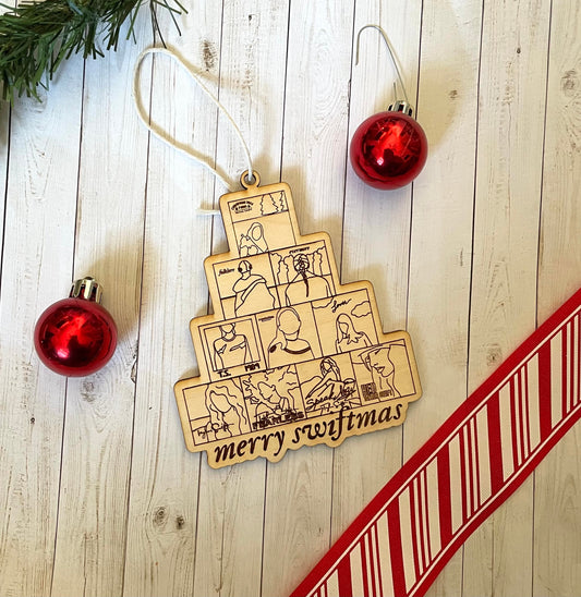 Taylor Swift Albums Ornament - Taylor Swift Eras Ornament - Swiftmas Ornament