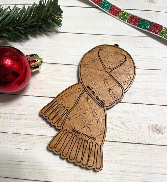 All Too Well Ornament - Scarf Ornament
