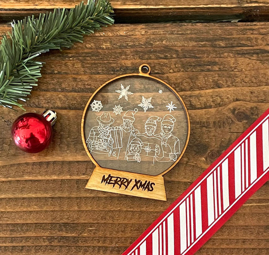Horror Ornament - Scarry Ornament - Horror Character Ornament - Christmas Ornament